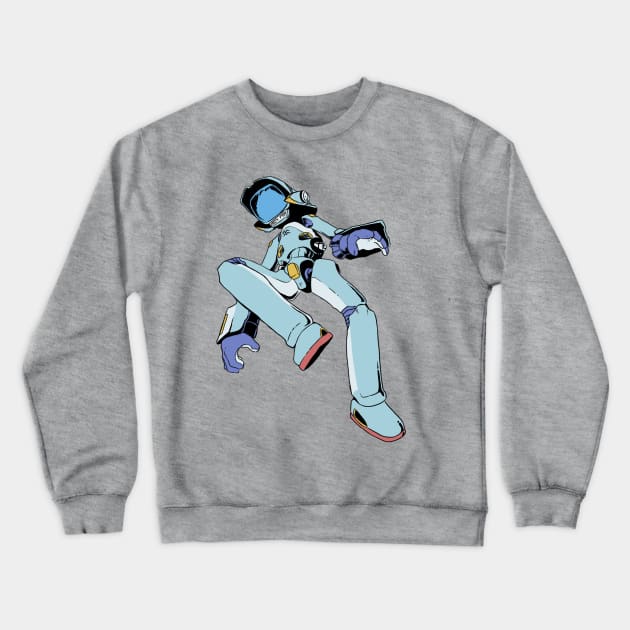 Canti - Flat Colors (Blue) Crewneck Sweatshirt by crimmart